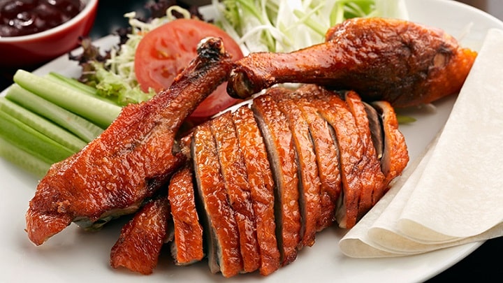 Vịt nướng Vân Đình, thơm ngon nức mũi