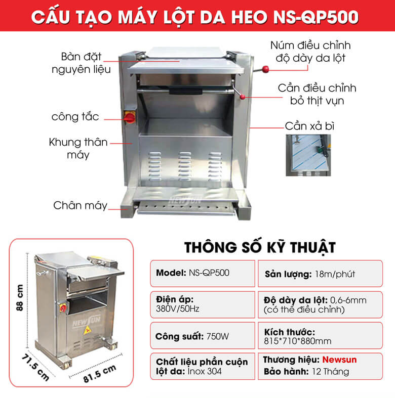 Cấu tạo, thông số kỹ thuật