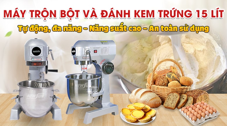 Máy trộn bột đánh trứng 15 lít