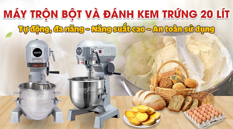Máy trộn bột đánh trứng 20 lít Máy trộn bột đánh trứng 20 lít