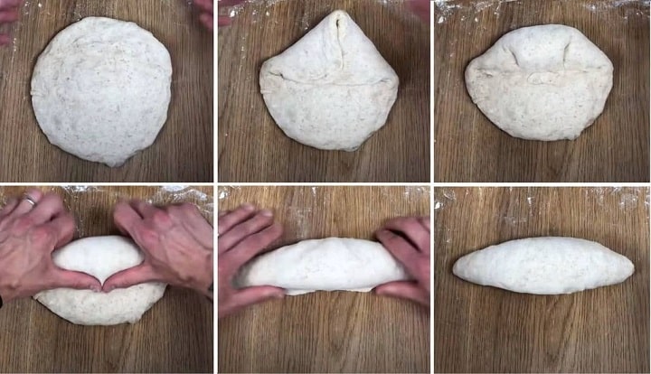 Bước 4: Tạo hình bánh mì và ủ lần 2
