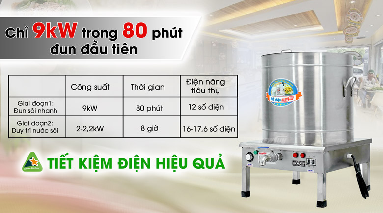 Nồi nấu phở 150 lít tiết kiệm điện Nồi nấu phở 150 lít tiết kiệm điện