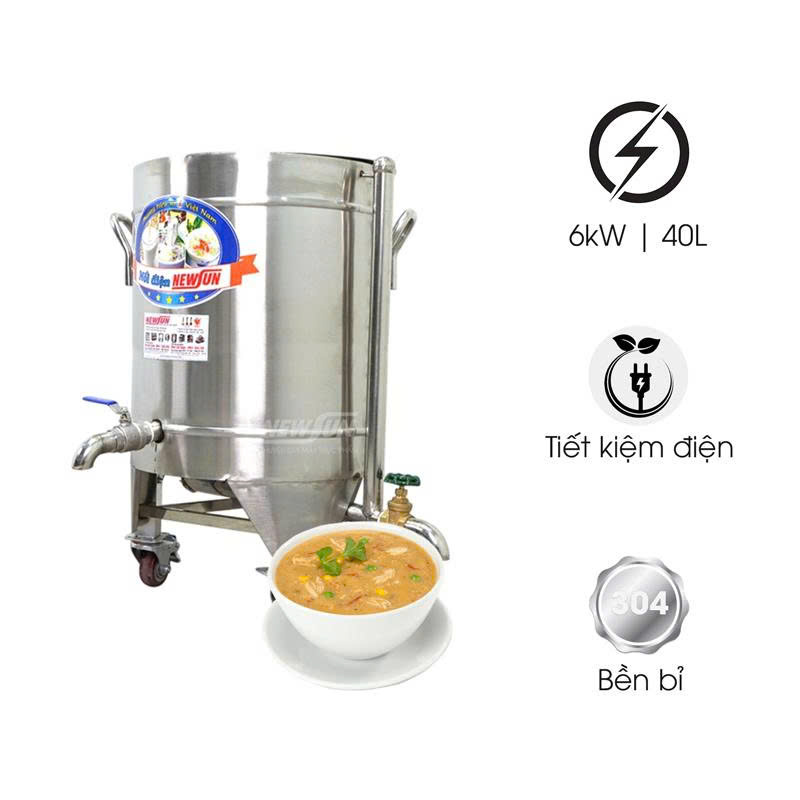 Nồi nấu chè bằng điện 40 lít