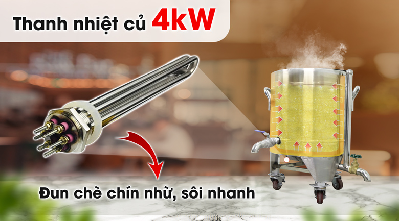 Thanh nhiệt công suất cao, gia nhiệt nhanh Thanh nhiệt công suất cao, gia nhiệt nhanh