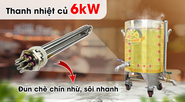 Thanh nhiệt củ công suất cao, gia nhiệt nhanh