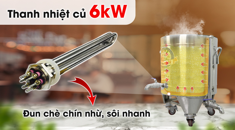 Thanh nhiệt củ công suất cao, gia nhiệt nhanh Thanh nhiệt củ công suất cao, gia nhiệt nhanh