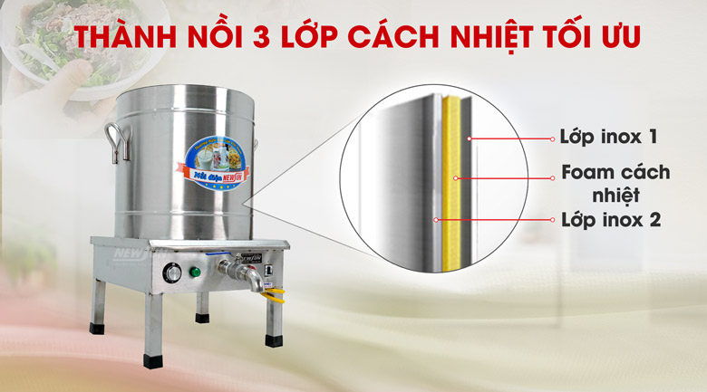 Thiết kế 3 lớp cách nhiệt tối ưu