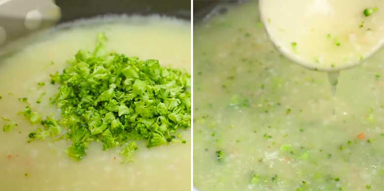Món súp tôm bông cải xanh rớt ngon tuyệt, bửa dưỡng
