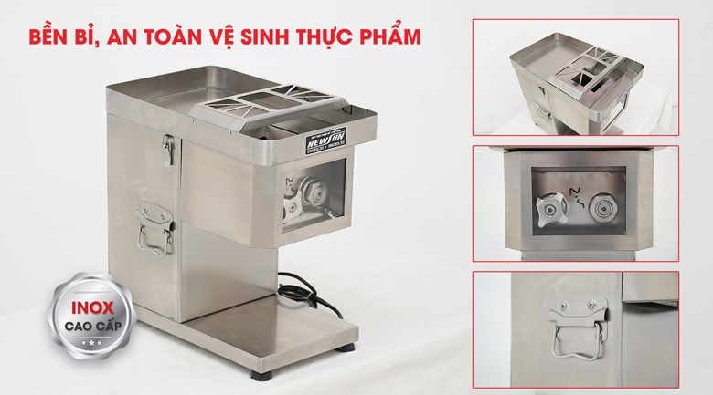 Máy thái thịt QX260 được làm từ chất liệu inox cao cấp Máy thái thịt QX260 được làm từ chất liệu inox cao cấp
