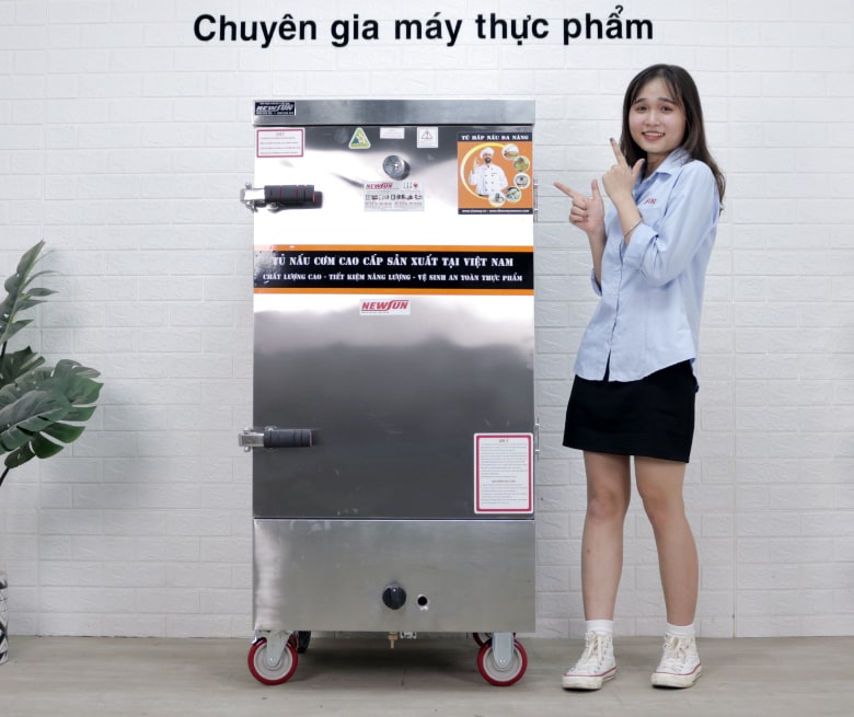 Tủ nấu cơm công nghiệp dùng gas hàng Việt Nam