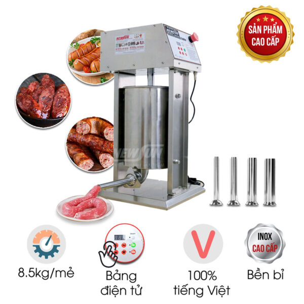 Máy đùn xúc xích điện tử 10 lít Promax