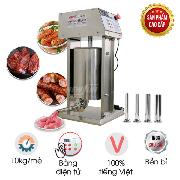 Máy đùn xúc xích điện tử 12 lít Promax