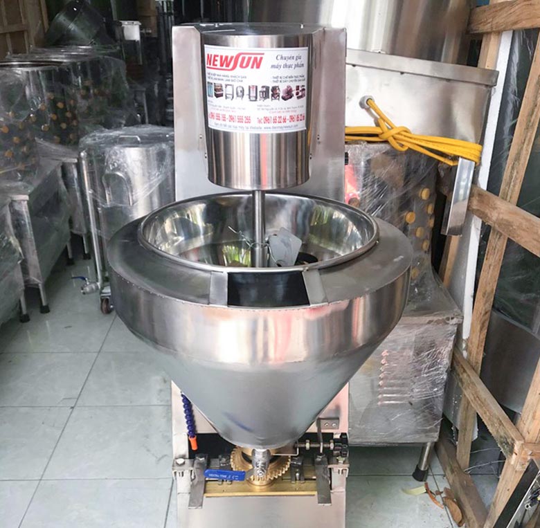 Máy tạo viên thịt 2 lớp bỏ đá