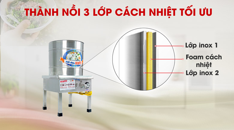 Thiết kế 3 lớp cách nhiệt tối ưu