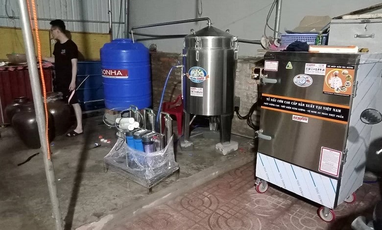 Nồi nấu rượu 30kg/mẻ