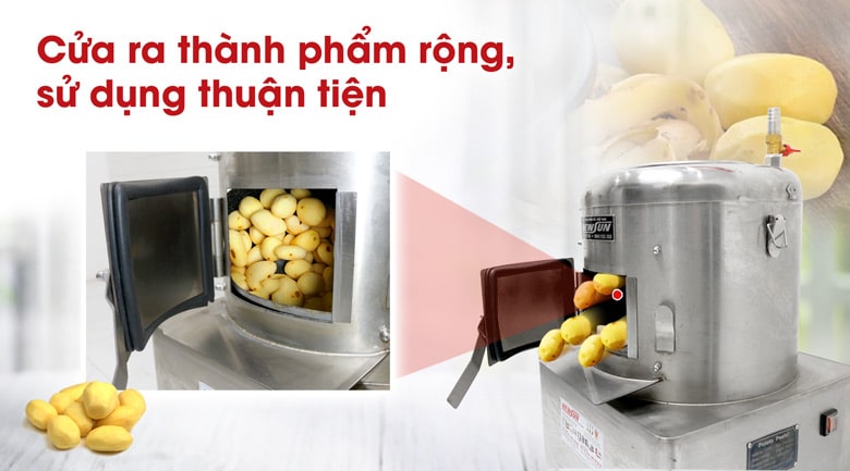 Cửa ra thành phẩm rộng rãi Cửa ra thành phẩm rộng rãi