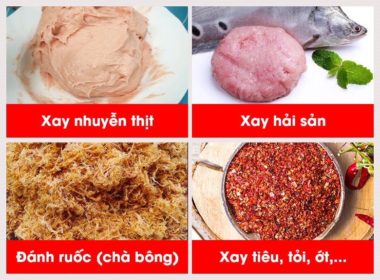 Máy xay đa năng nhiều loại thực phẩm Máy xay đa năng nhiều loại thực phẩm