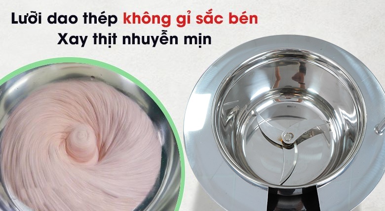 Lưỡi dao sắc bén xay thịt nhuyễn mịn Lưỡi dao sắc bén xay thịt nhuyễn mịn
