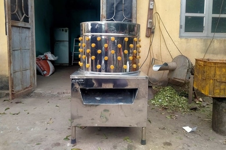 Vận hành máy vặt lông gia cầm đơn giản
