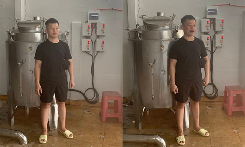 Nồi nấu rượu inox 100kg/mẻ