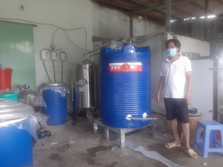 Nồi nấu rượu inox 50kg/mẻ
