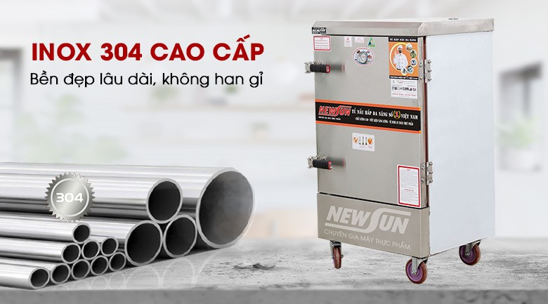 Chất liệu inox cao cấp, độ bền lên tới hàng chục năm