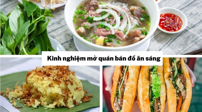 Kinh nghiệm mở quán ăn sáng