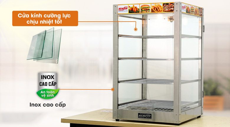 Chắc chắn, bền bỉ nhờ chất liệu inox cao cấp Chắc chắn, bền bỉ nhờ chất liệu inox cao cấp