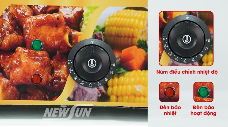 Điều chỉnh nhiệt dễ dàng, tiết kiệm điện