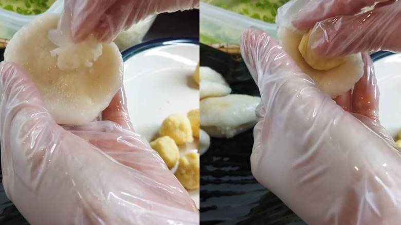 Bước 6: Nặn bánh giầy