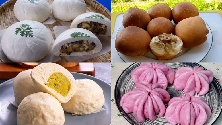 Bánh bao chay - Món chay ăn sáng HOT nhất Bánh bao chay