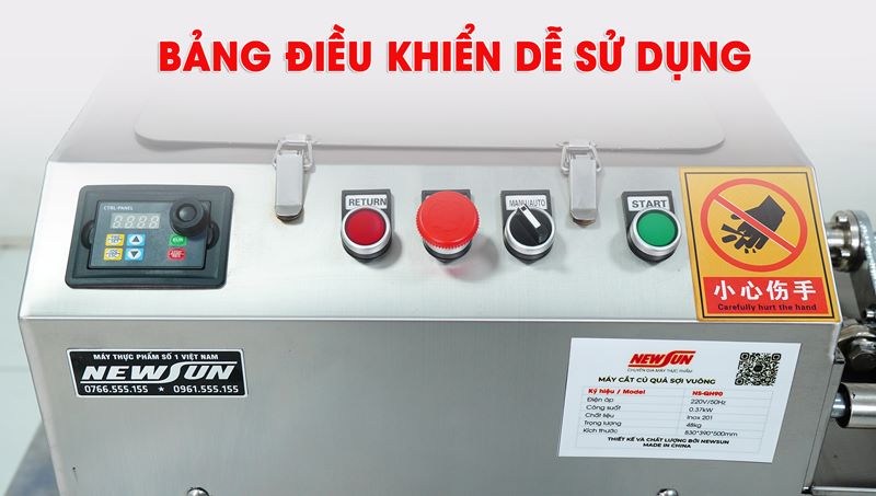 Vận hành đơn giản, dễ sử dụng