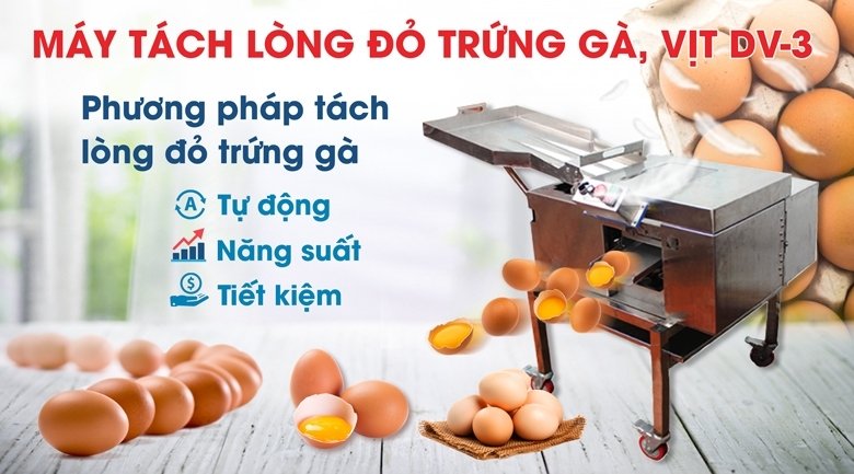 Máy tách lòng đỏ trứng gà DV-3