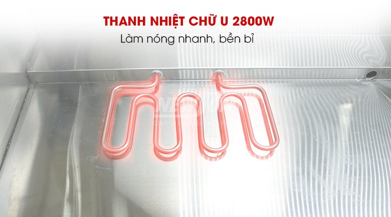 Thanh nhiệt inox cao cấp, gia nhiệt ổn định và bền lâu Thanh nhiệt inox cao cấp, gia nhiệt ổn định và bền lâu