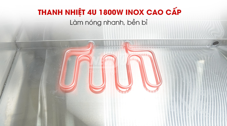 Thanh nhiệt inox cao cấp, gia nhiệt ổn định và bền lâu Thanh nhiệt inox cao cấp, gia nhiệt ổn định và bền lâu