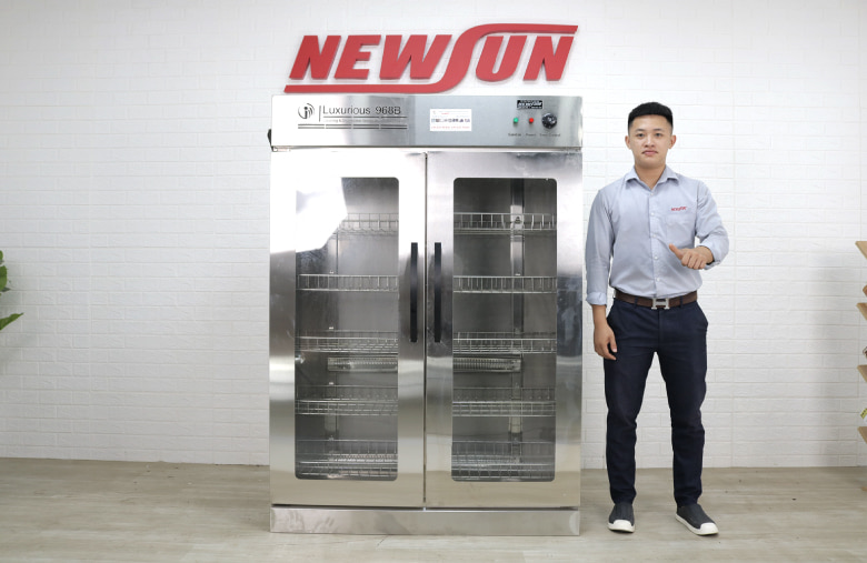 Tủ sấy bát đĩa 2 buồng 10 khay 