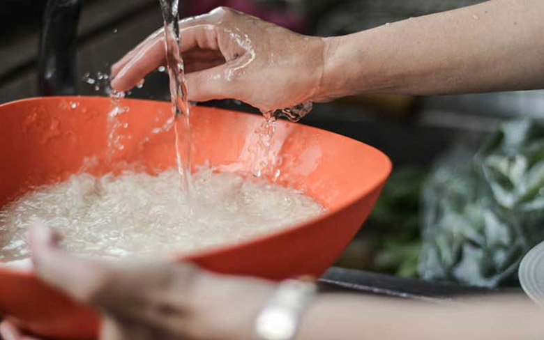 Vo gạo để loại bỏ sạn, trấu,...