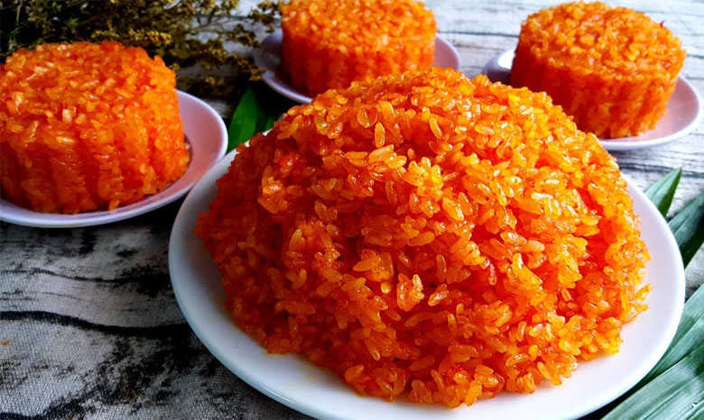 Các bước nấu xôi gấc đỏ tươi, dẻo thơm
