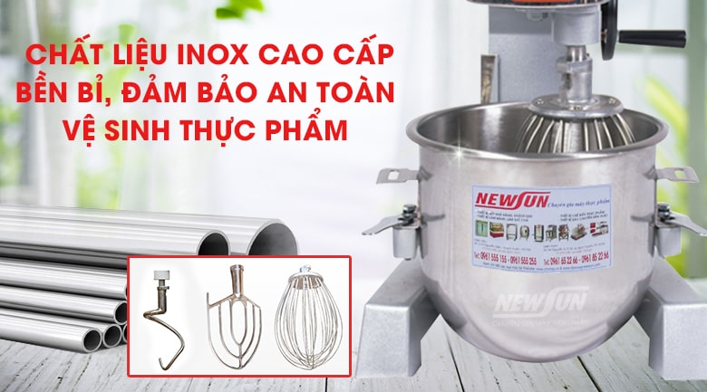 Công suất máy trộn bột và đánh kem trứng Công suất máy trộn bột và đánh kem trứng