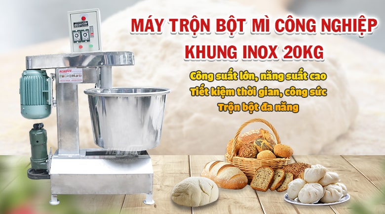 Công suất máy trộn bột mì Công suất máy trộn bột mì