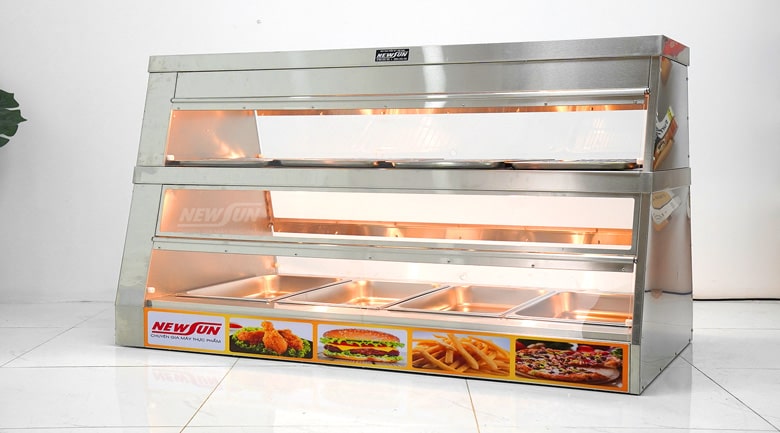 Giữ nóng độc lập với 2 tầng riêng biệt