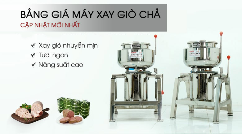 Bảng giá máy xay giò chả NEWSUN mới nhất