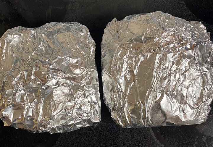 Nướng qua khoai sọ trước khi sọt