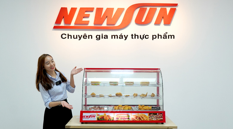 Công suất tủ giữ nóng thực phẩm khung sơn tĩnh điện