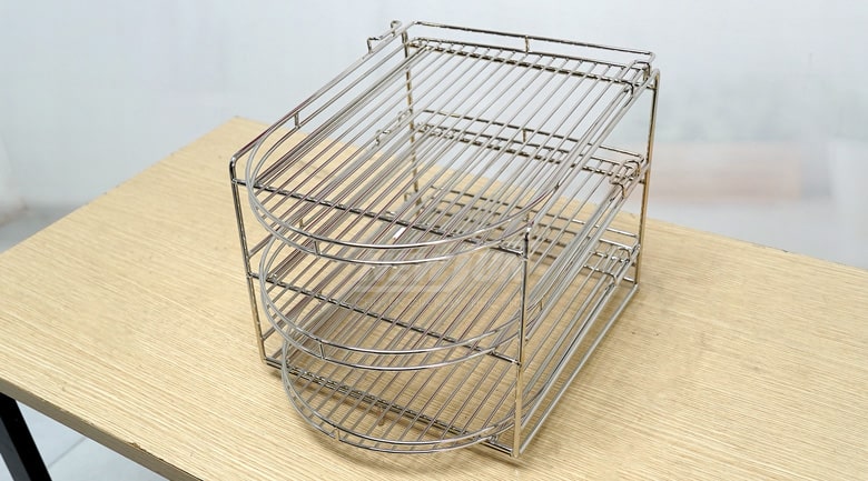 kệ inox 3 tầng di động kệ inox 3 tầng di động