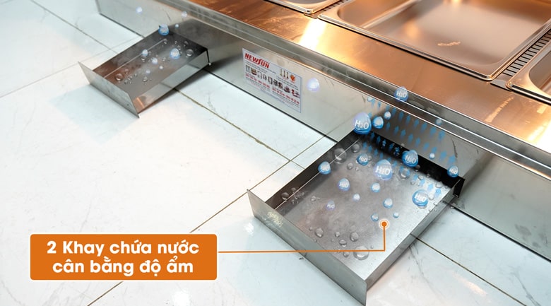 Hộp chứa nước cân bằng độ ẩm trong tủ