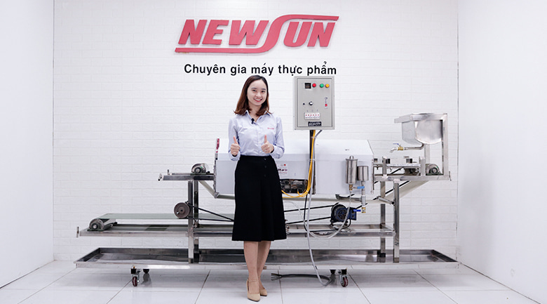 Máy tráng bánh cuốn tự động 