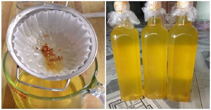 Lọc bằng giấy lọc cà phê/khăn giấy