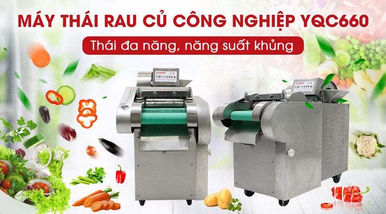 Máy thái rau củ quả công nghiệp YQC660