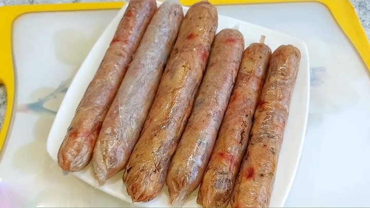 Cách làm lạp xưởng chay Cách làm lạp xưởng chay